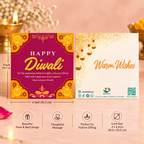 Kesari Mandala Thread & Mirror Round Diya Tea Light Candle Holder