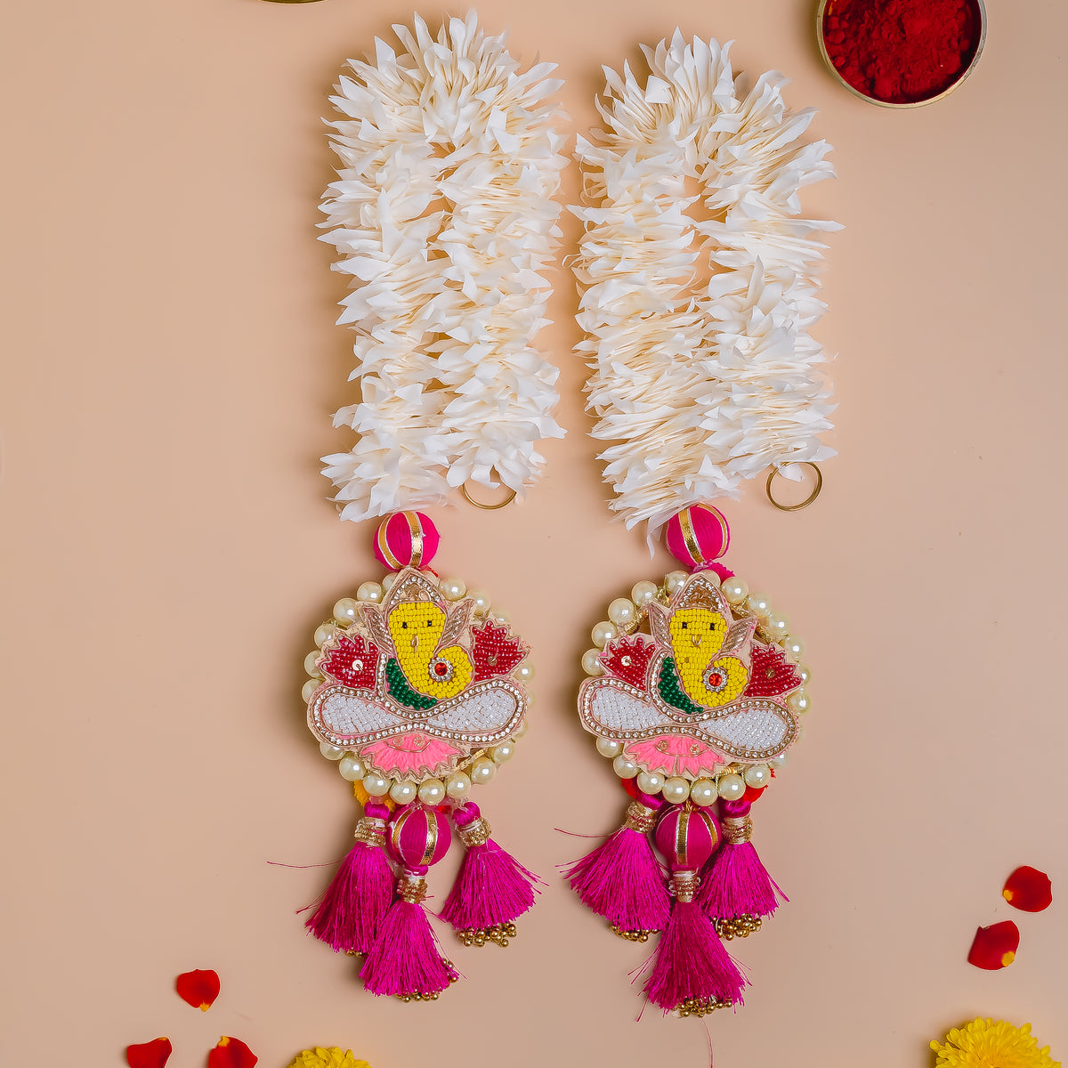 Handcrafted Ganesh Latkan Hanging for Door & Home Decoration