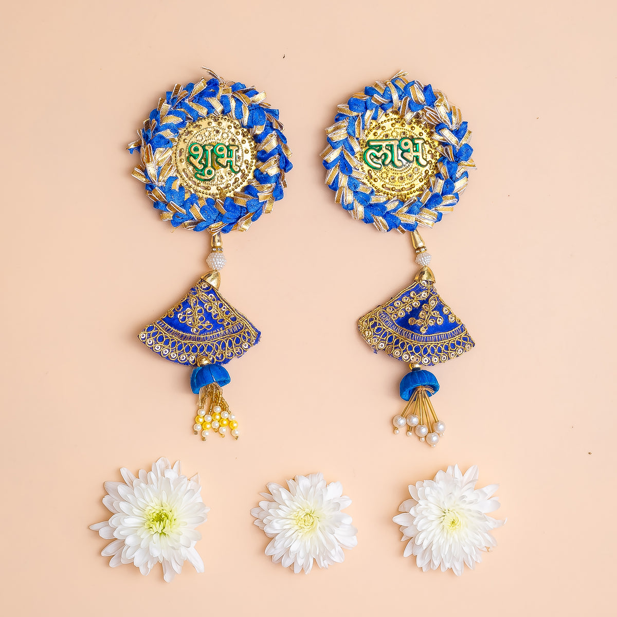 Traditional Shubh Labh Hanging with Decorative Tassels