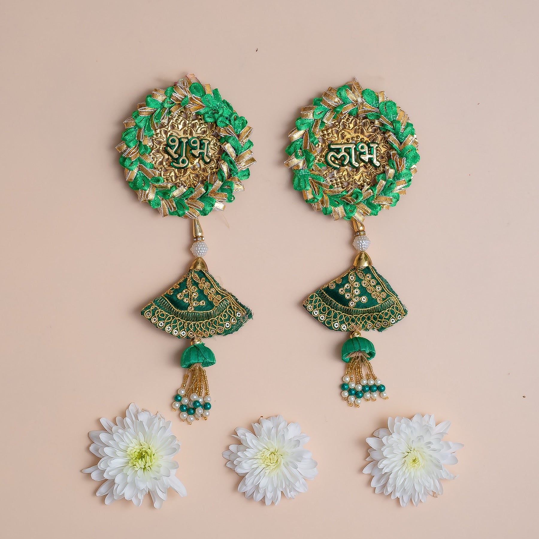 Traditional Shubh Labh Hanging with Tassels