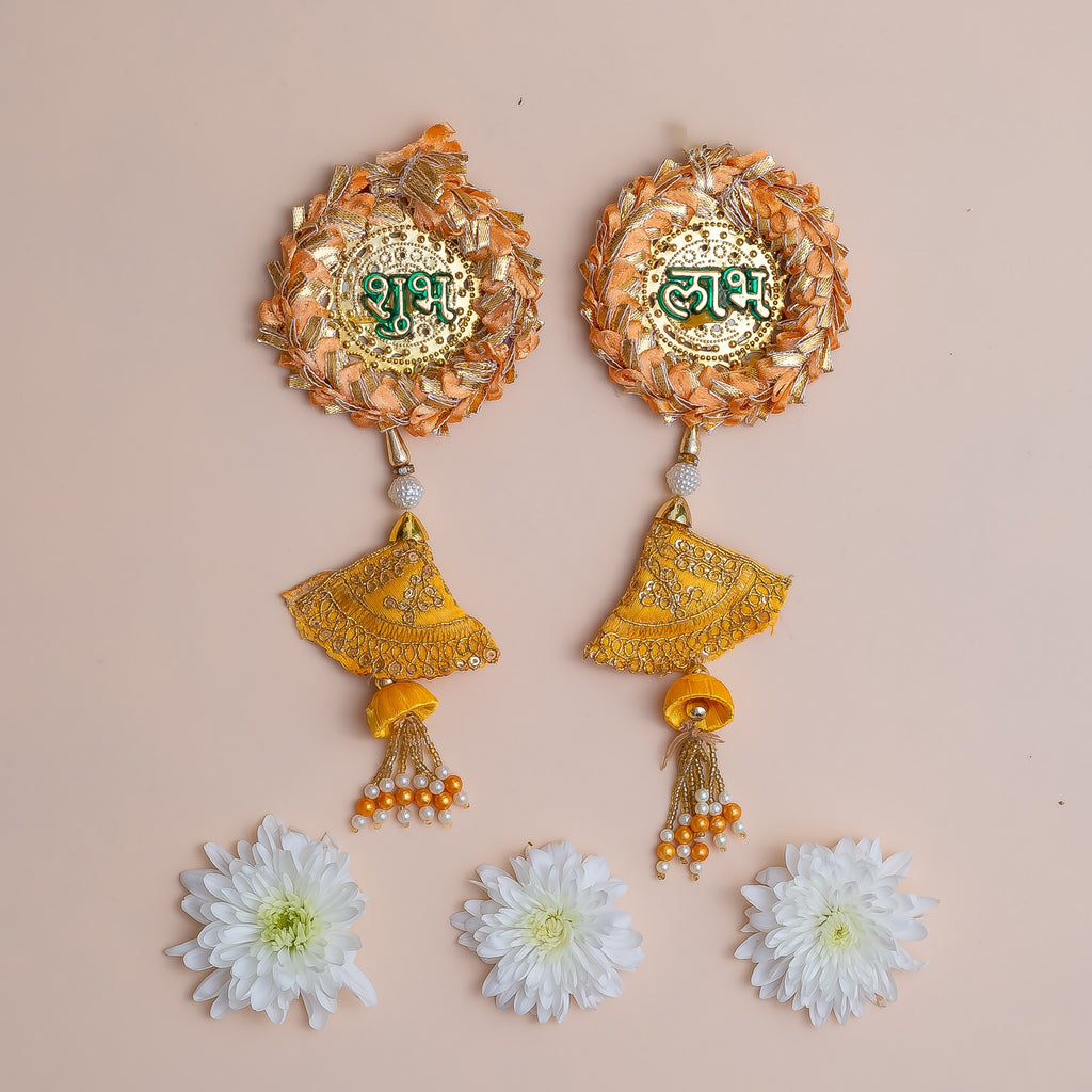 Traditional Shubh Labh Hanging with Tassels