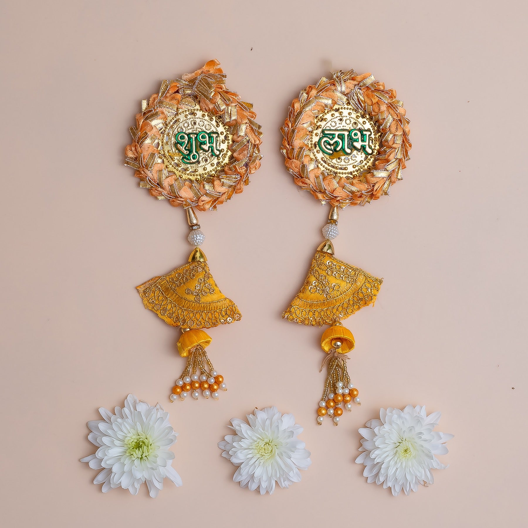Traditional Shubh Labh Hanging with Tassels