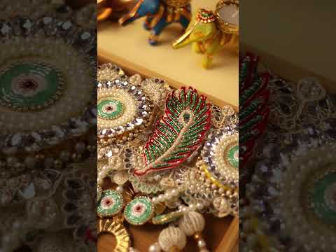 Handcrafted Heavy Stone Work & Embroidered Floral Toran