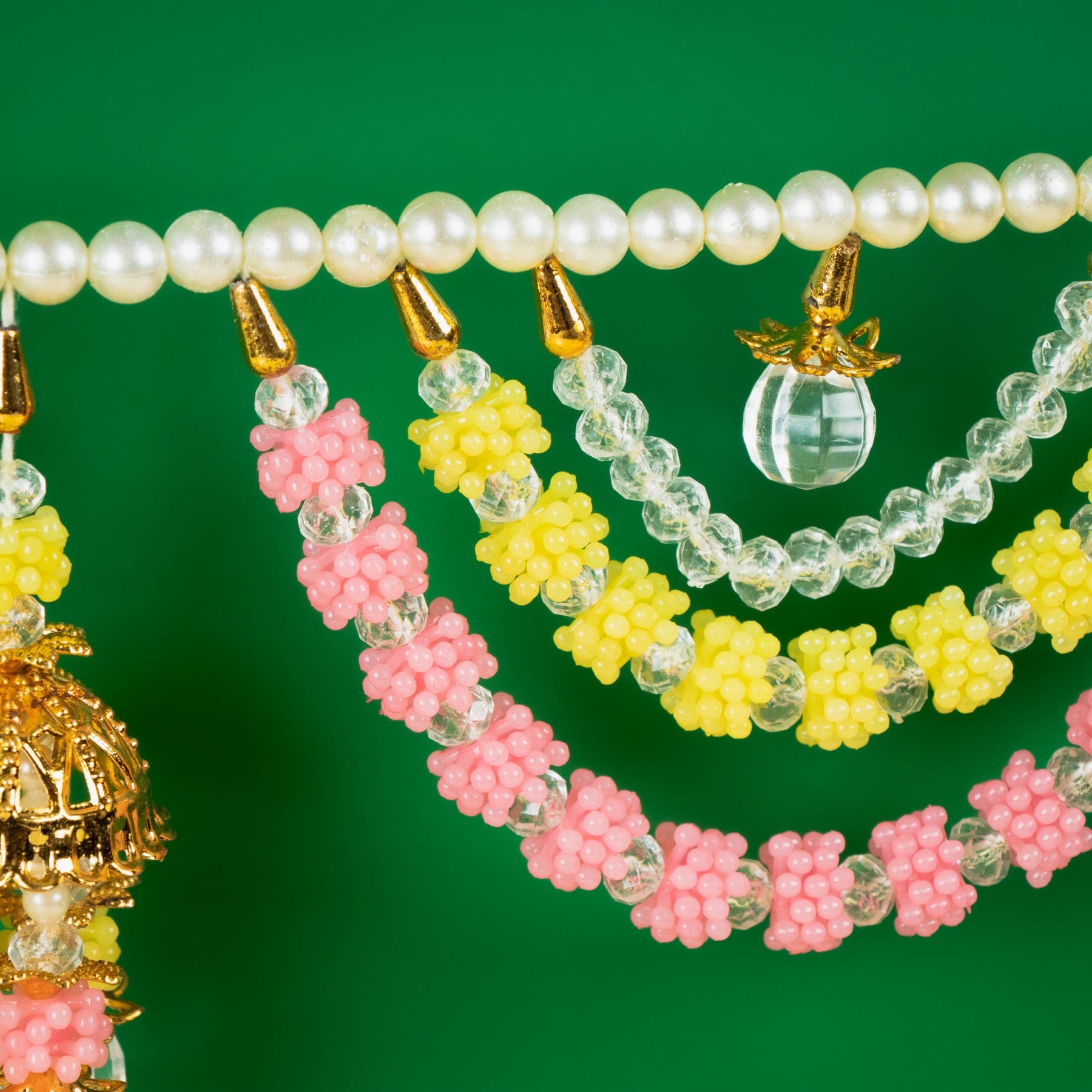 Handcrafted Pastel Beaded Toran