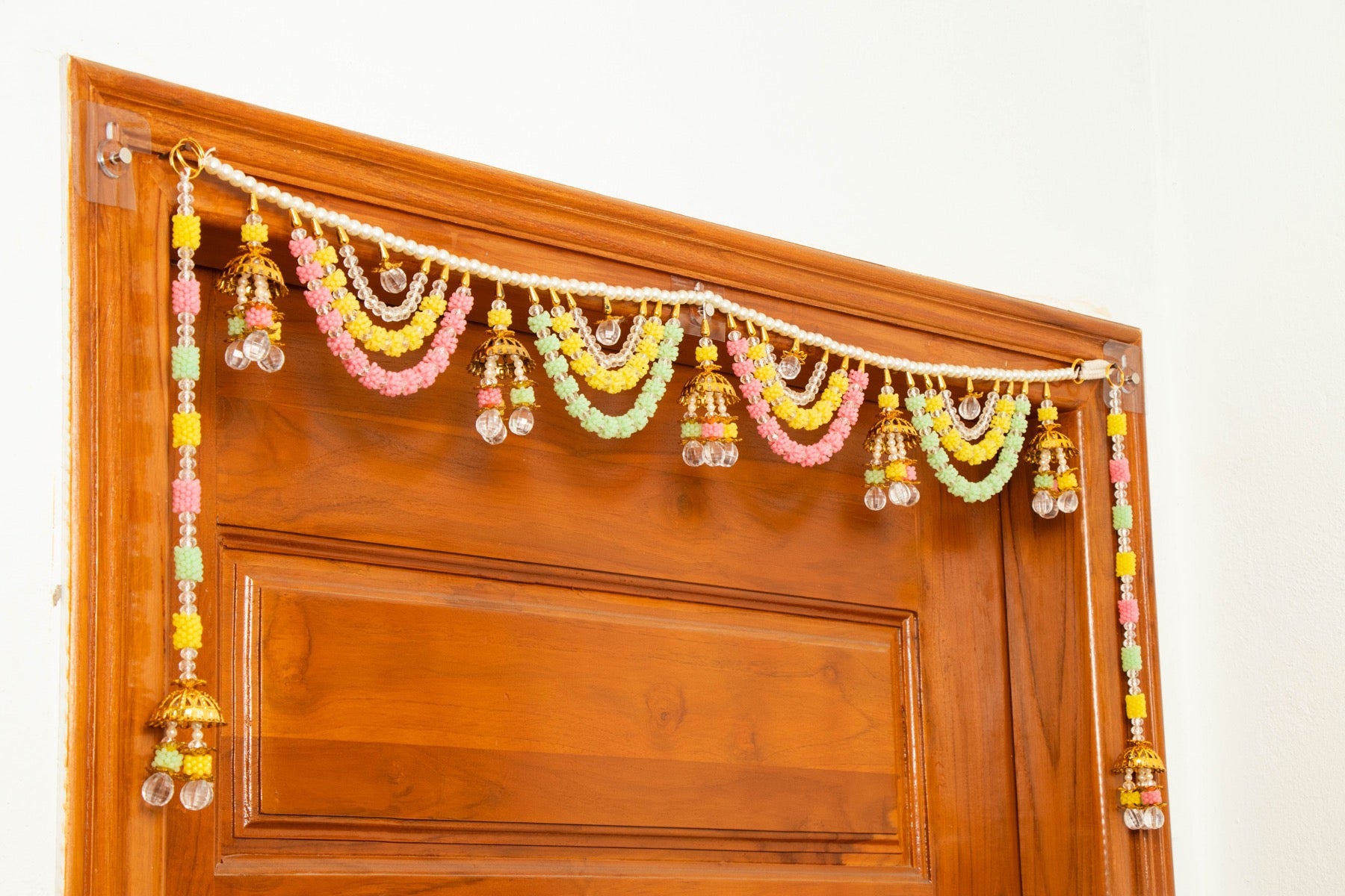 Handcrafted Pastel Beaded Toran