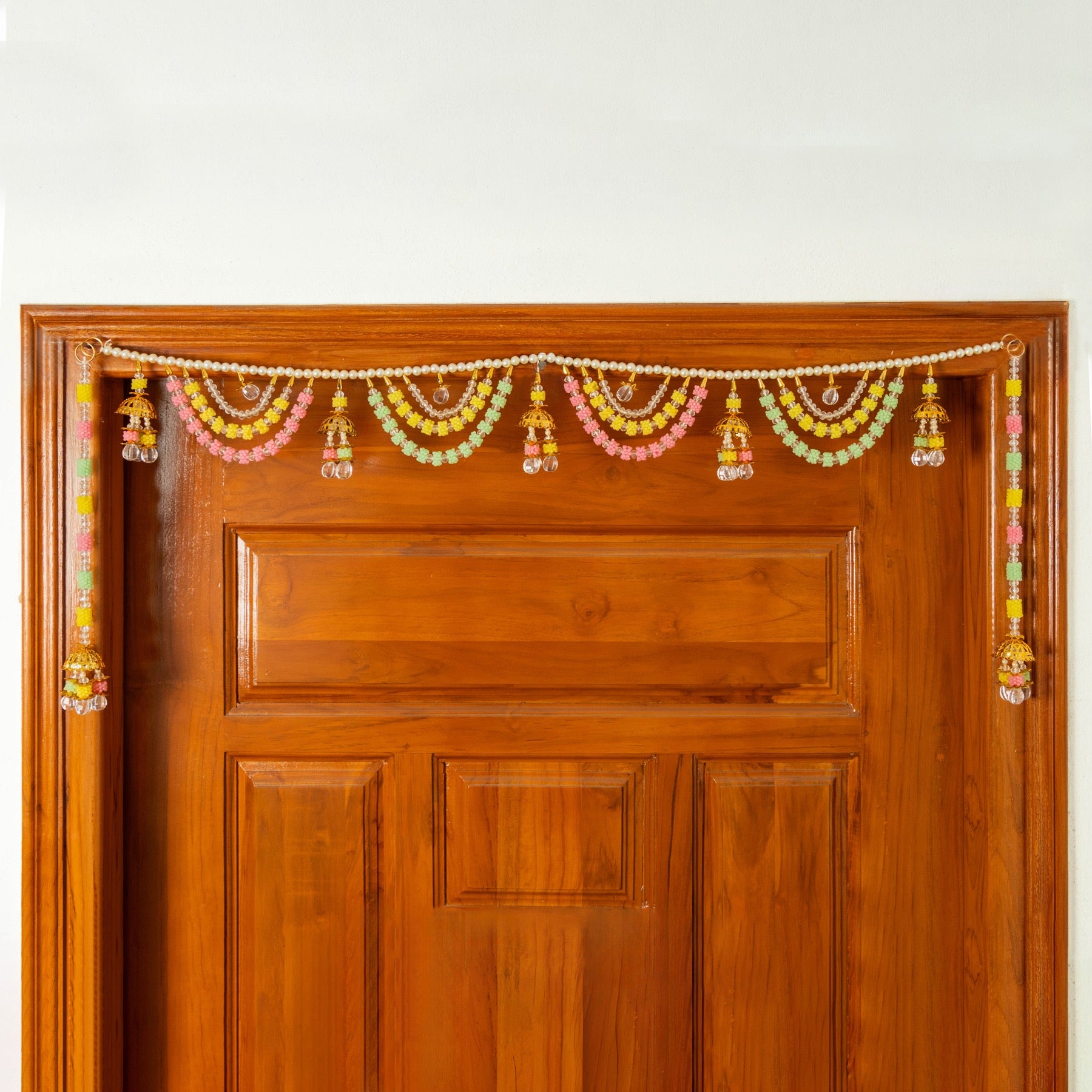 Handcrafted Pastel Beaded Toran